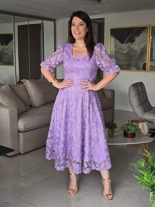 Vestido Luana Lavanda