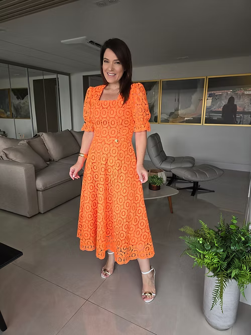 Vestido Luana Orange
