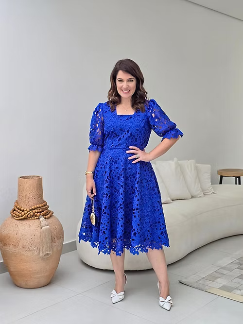 Vestido Luana Azul